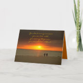 Jubileum card Sunset Love Kaart (Voorkant)