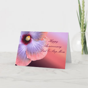 Jubileum Card voor papa en Step Mam Kaart