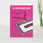 Jubileum Cassettebandje Hart Kaart (Voorkant)