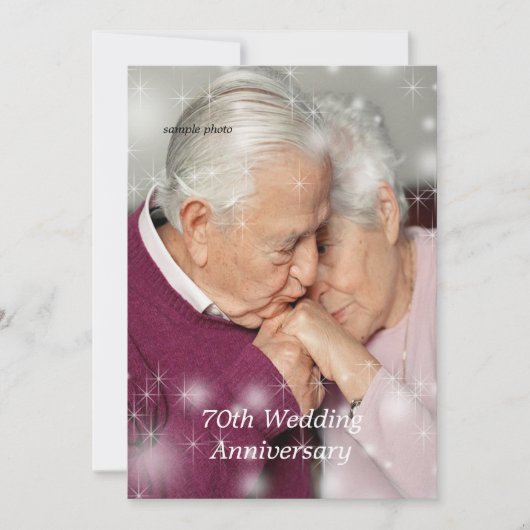 Jubileum Celebration, Aangepaste uitnodiging (Voorkant)