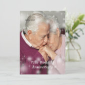 Jubileum Celebration, Aangepaste uitnodiging (Staand voorkant)