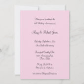 Jubileum Celebration, Aangepaste uitnodiging (Achterkant)