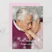 Jubileum Celebration, Aangepaste uitnodiging (Voorkant / Achterkant)