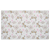 Jubileum Celebration Pattern Pink/Gold ID723 Stof (Fat Quarter)