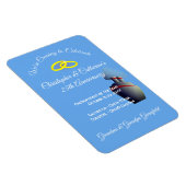 Jubileum Celebration Stateroom Deurmarkering Blauw Magneet (Rechterzijde)