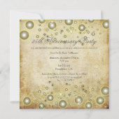  Jubileum, Champagne Bubbles Kaart (Achterkant)