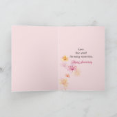 Jubileum Champagne Fluiten Kaart (Binnen)