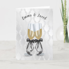 Jubileum Champagne Toast Kaart
