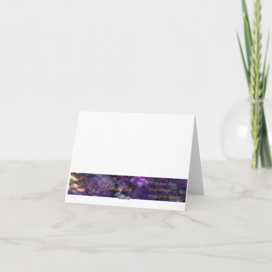 Jubileum Cherry Blossom Card Kaart (Achterkant)