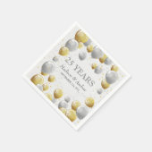 Jubileum Confetti Balloons Napkins Servet (Hoek)