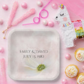 Jubileum Cosmos Flower Papieren Bordje (Feest)