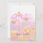 Jubileum Cosmos Garden Flower Kaart (Voorkant)