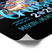 Jubileum Cruise 2025 Samen Herinneringen Maken Poster (Hoek)