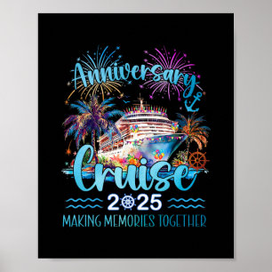 Jubileum Cruise 2025 Samen Herinneringen Maken Poster