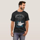 Jubileum Cruise voor koppels 20 jaar T-shirt (Voorkant volledig)