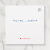 Jubileum Cruising Duck Label (Achterkant)