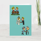 Jubileum Cute Couple Ageing Love Forever Kaart (Voorkant)