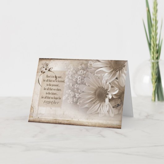 Jubileum Daisy voor Echtgenoot Kaart (Voorkant)