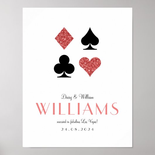 Jubileum Destiny Las Vegas Wedding Print (Voorkant)