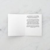 Jubileum Devotional Wenskaart Kaart (Binnen)