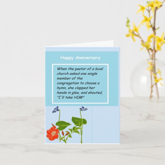 Jubileum Devotional Wenskaart Kaart (Gele Bloem)