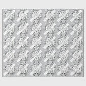 Jubileum Diamond 10e bruiloft Cadeaupapier (Vlak)