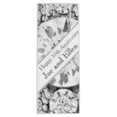 Jubileum Diamond 10e bruiloft Wijn Cadeautas (Achterkant)