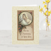 Jubileum dood verlies gezegende maagd Maria Jezus Kaart (Gele Bloem)