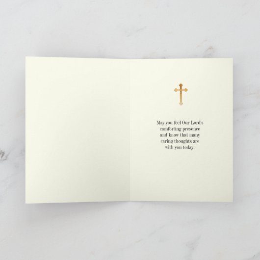 Jubileum Dood Verlies Jezus en Maria Kaart (Binnen)