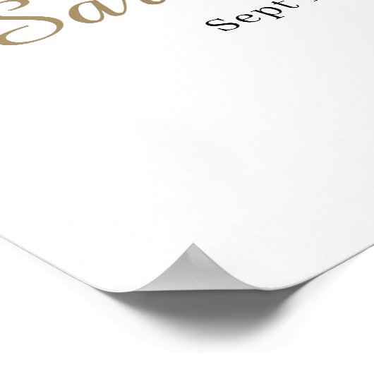 Jubileum dood viering van levensfotogeheugen poster (Hoek)