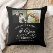 Jubileum Elegant JAREN IN FOREVER 2 Foto's Kussen (Deken)