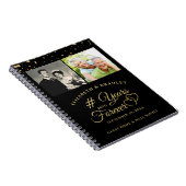 Jubileum Elegant JAREN IN HET BUITENLANDSE Gastboe Notitieboek (Rechterzijde)