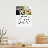 Jubileum Elegant Years in Forever 2 Foto's Poster (Keuken)