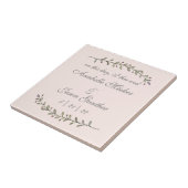 Jubileum- en weddenschap tegeltje (Zijkant)