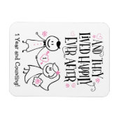 Jubileum, en ze leefden gelukkig op Magnet Magneet (Horizontaal)