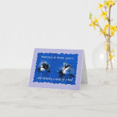 Jubileum felicitaties, we hebben het prima naar on kaart (Gele Bloem)