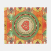 Jubileum Fleece Blanket Deken (Voorkant (Horizontaal))