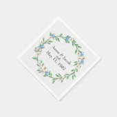 Jubileum Flower Wreath Napkins Servet (Hoek)