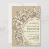 Jubileum Flowers Uitnodiging (Voorkant)