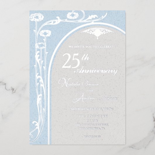 Jubileum Folie Uitnodiging (Voorkant)