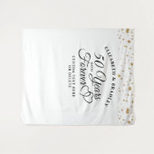 Jubileum Foto achtergrond 50 jaar in eeuwig Wandkleed (Voorkant (horizontaal))