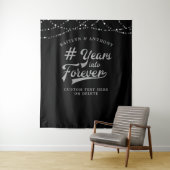 Jubileum Foto achtergrond # Jaar in voor altijd Wandkleed (In situ)