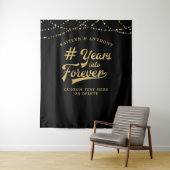 Jubileum Foto achtergrond # Jaar in voor altijd Wandkleed (In situ)