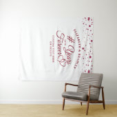 Jubileum Foto Backdrop Jaar naar Eeuwigdurend Wandkleed (In Situ (horizontaal))