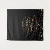 Jubileum Foto Backdrop Jaar naar Eeuwigheid Wandkleed (Voorkant (horizontaal))