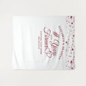 Jubileum Foto Backdrop Jaar naar Voor Altijd Wandkleed (Voorkant (horizontaal))