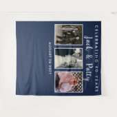 jubileum foto collage achtergrond banner wandkleed (Voorkant (horizontaal))