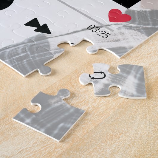 Jubileum Foto eerste danssnufjes Gift Legpuzzel (Zijkant)