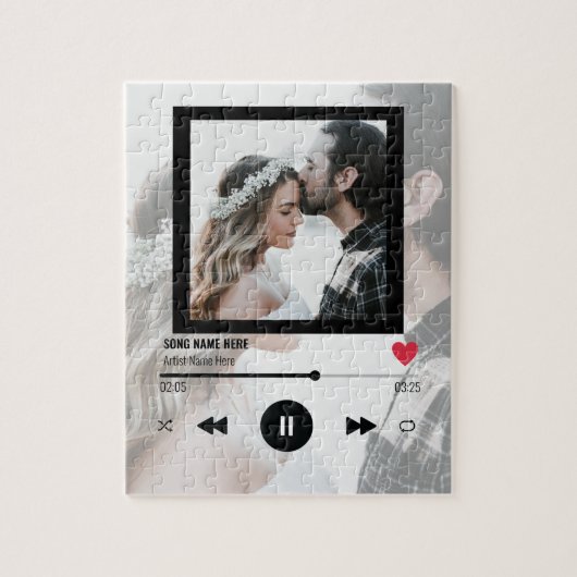 Jubileum Foto eerste danssnufjes Gift Legpuzzel (Verticaal)