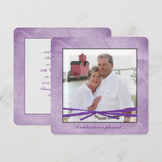 Jubileum foto lijst kaart (Voorkant / Achterkant)